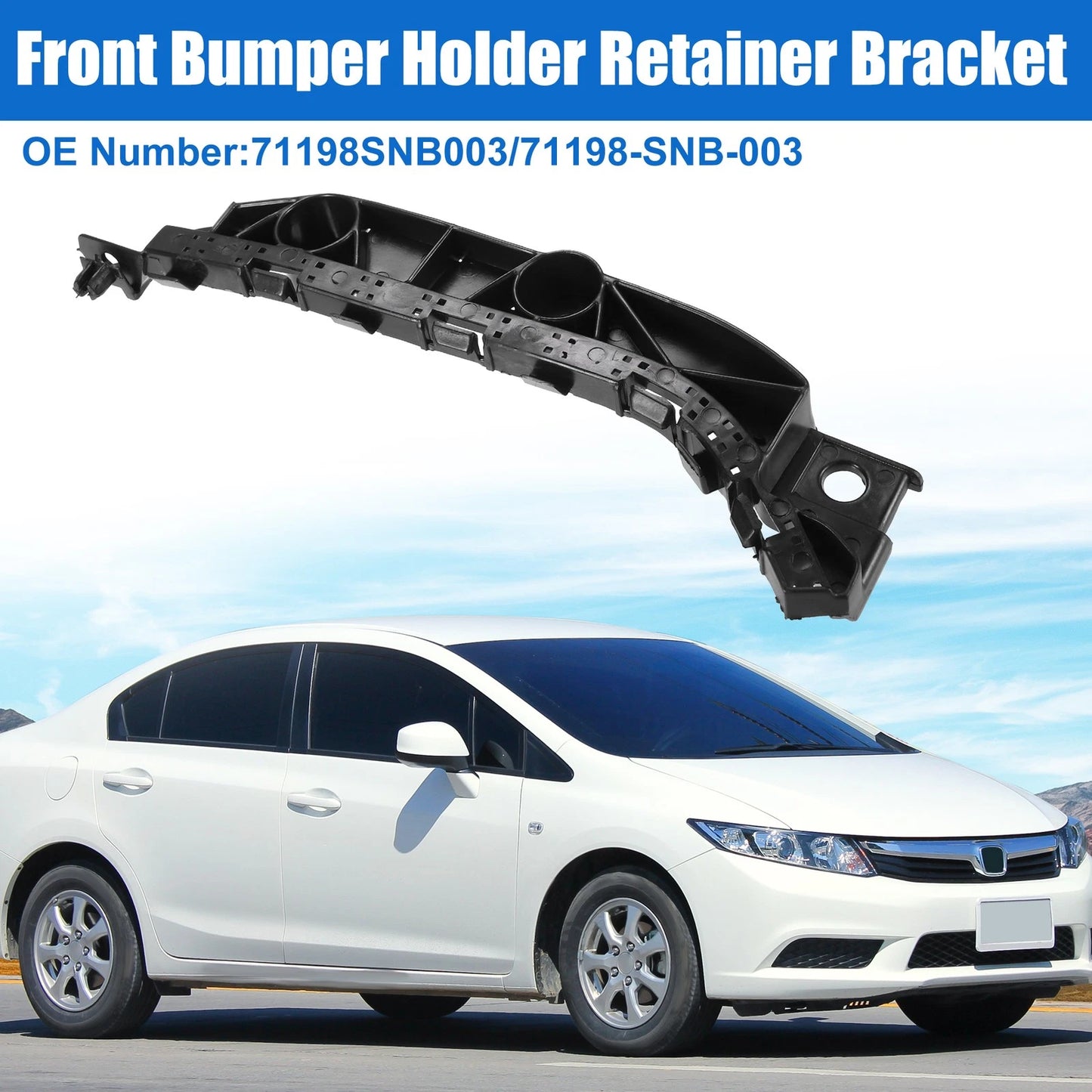 Left Side Front Bumper Mounting Bracket for Honda Civic (2005-2011)