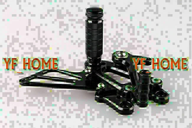 Black Motorcycle Rearsets Foot Pegs for Honda CBR 600RR (2007-2014)