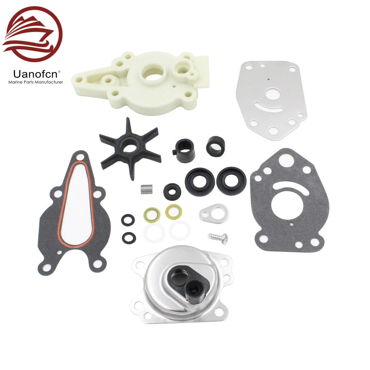 Water Pump Impeller Kit for Mercury Mariner 6/8/9.9/15HP 2-Stroke