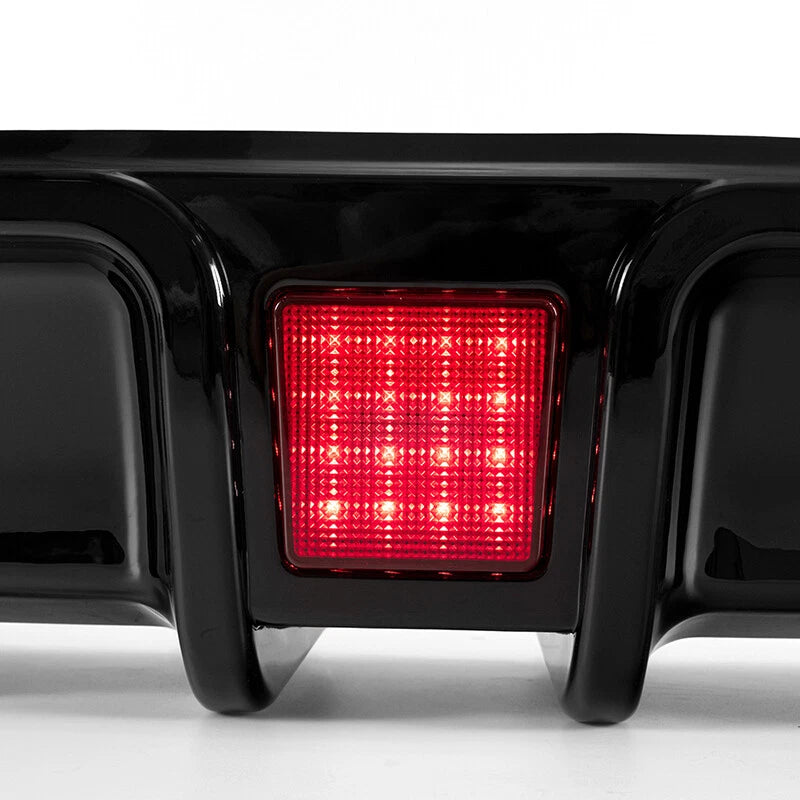 Carbon Fiber Rear Diffuser with Lights for Infiniti Q60 (2017-2022)
