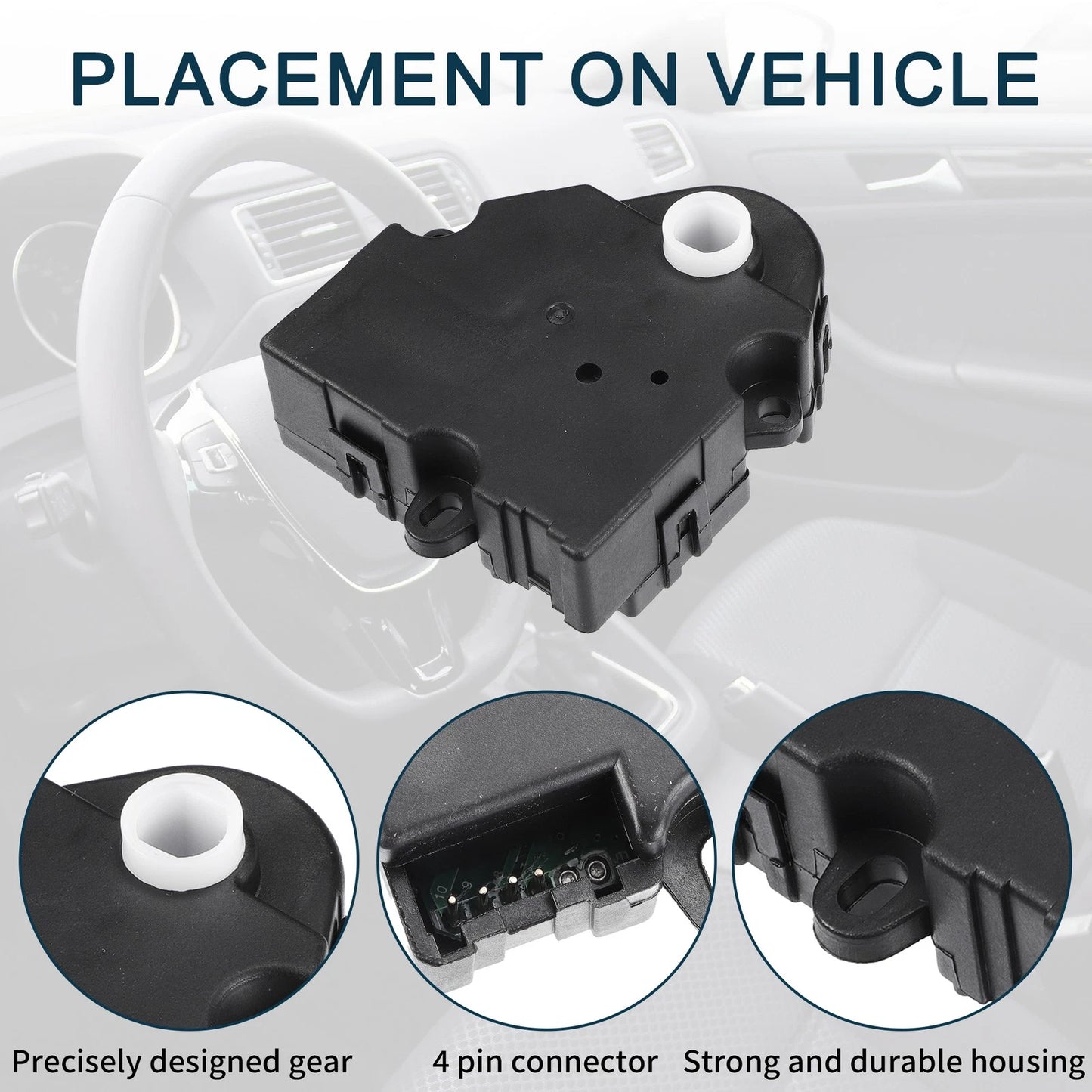 2 x HVAC Heater Blend Door Control Actuator for BUICK CENTURY (1997–2005)
