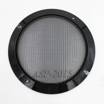 6.5" Speaker Cover Panel Coaxial Steel Sub Mesh Grills Cover 185mm Black Frame