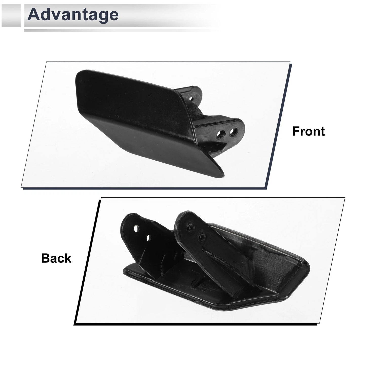 Bumper Headlight Washer Nozzle Cover for BMW 320i (2006-2013) Unpainted