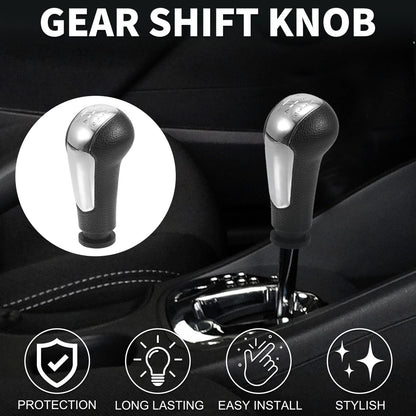 5 Speed Manual Gear Shifter Knob for Chevrolet Spark Plastic Chrome (2011 - 2016)