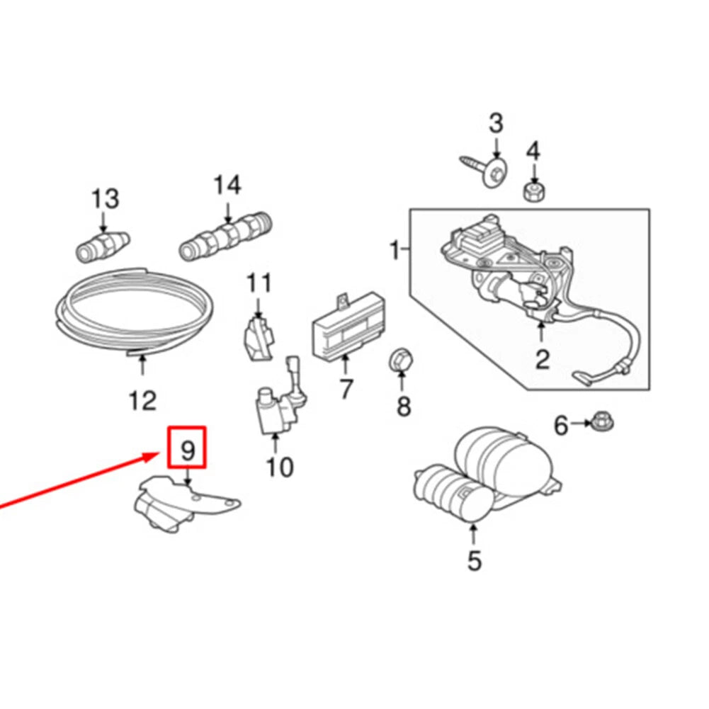 Rear Height Level Sensor for Jaguar XJ (2010-2018)