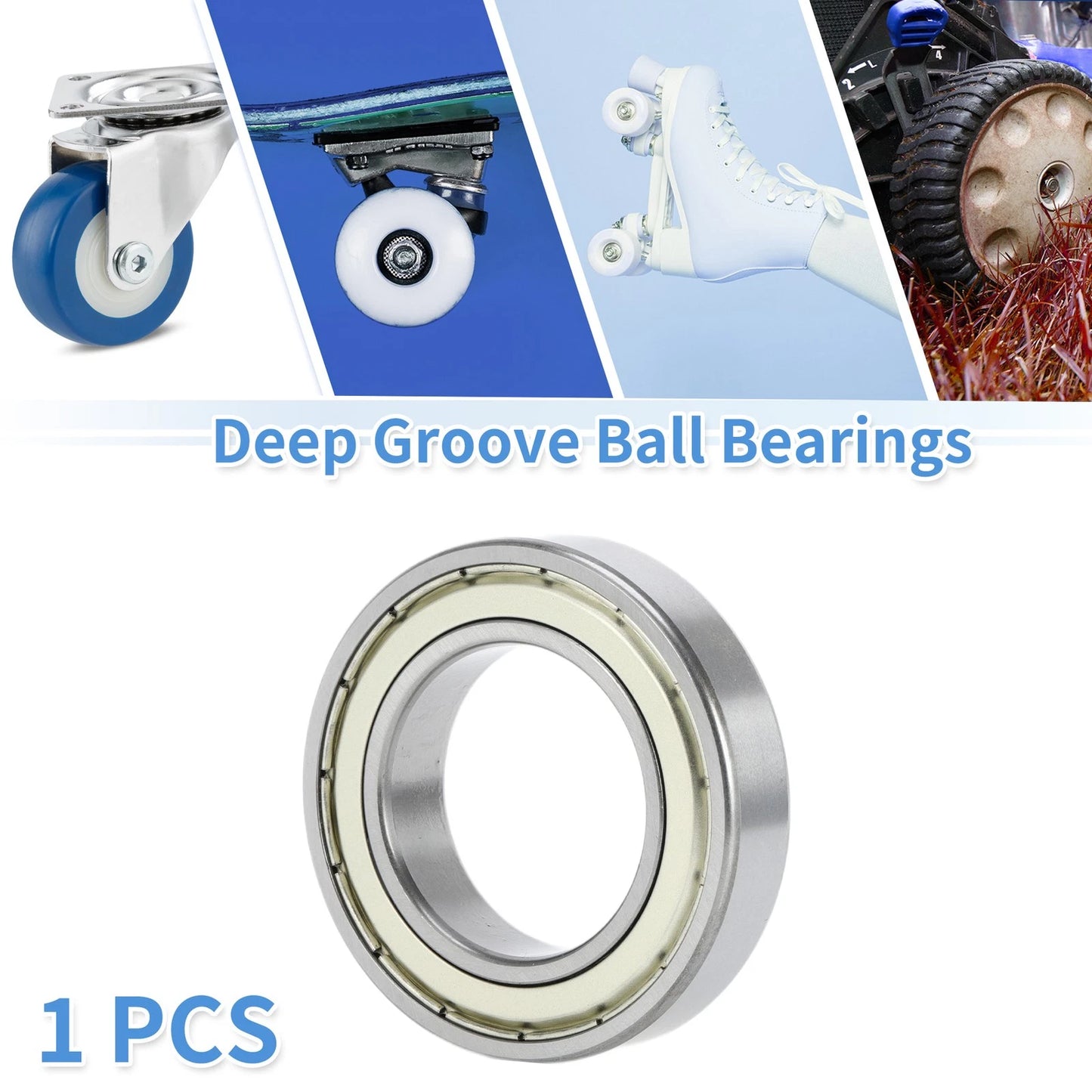 Deep Groove Ball Bearings / 40x68x15mm / for Scooter Skateboard