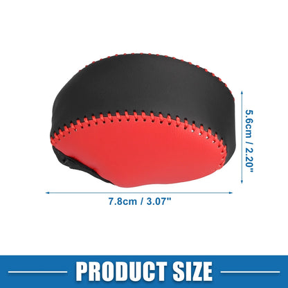 Gear Shift Knob Cover for Toyota RAV4 2019-2023 Black Red