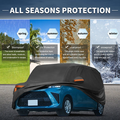 Waterproof Aluminum Film Cotton Car Cover for Toyota Roomy (2016-2023)