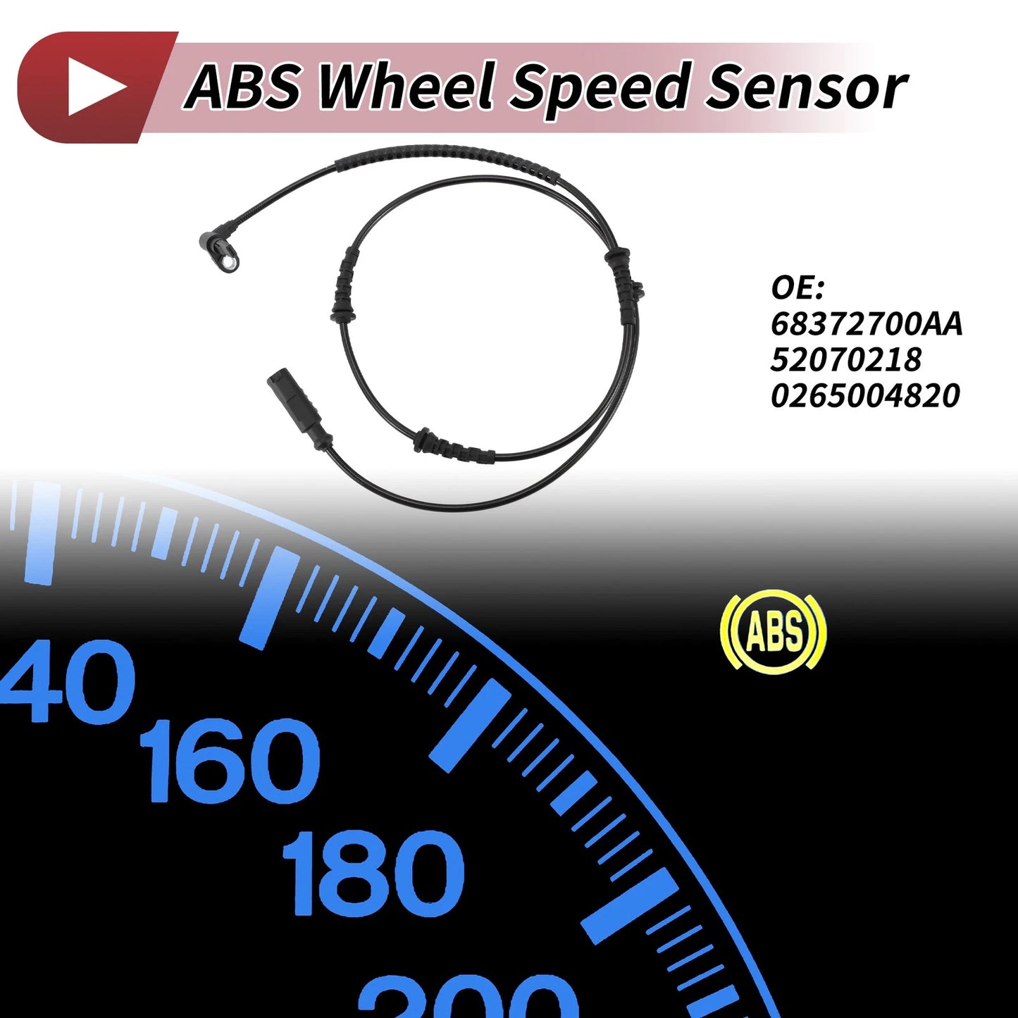 ABS Wheel Speed Sensor for Jeep Renegade (2015-2017)