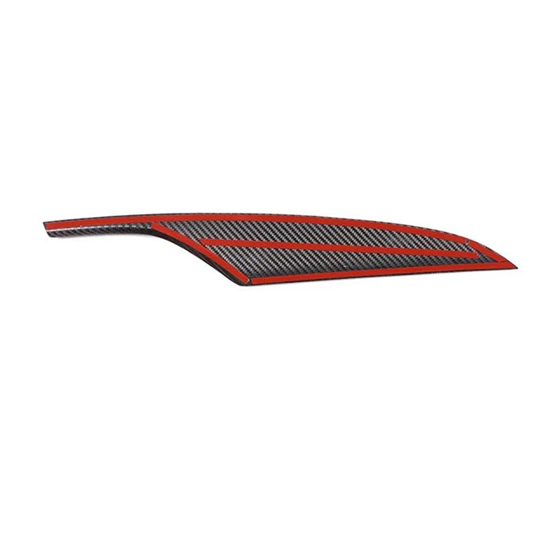 Car Carbon Fiber Side Dashboard Panel Cover Trim Fit For Cadillac CT5 2020-2022