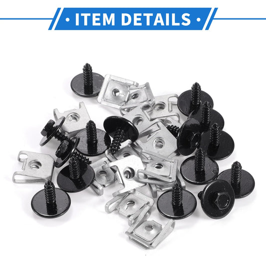 15 x Car Fender Liner Splash Shield Bumper Cover Screws for BMW 1 Series (2011)