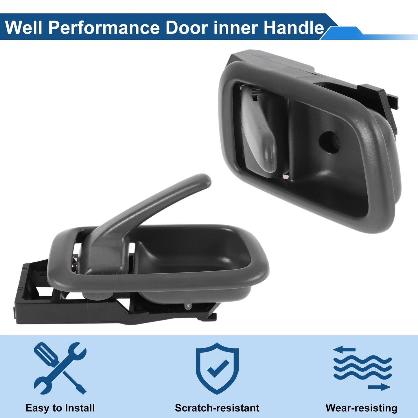 Rear Right Passenger Side Interior Door Handle for Toyota Tundra (2007-2021)