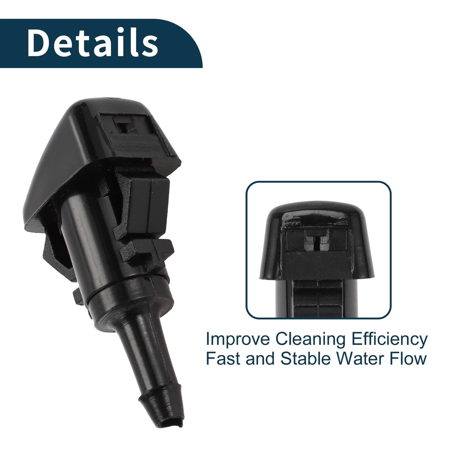Windshield Washer Nozzle & Gasket, Fluid Hose for Subaru (2008-2014)