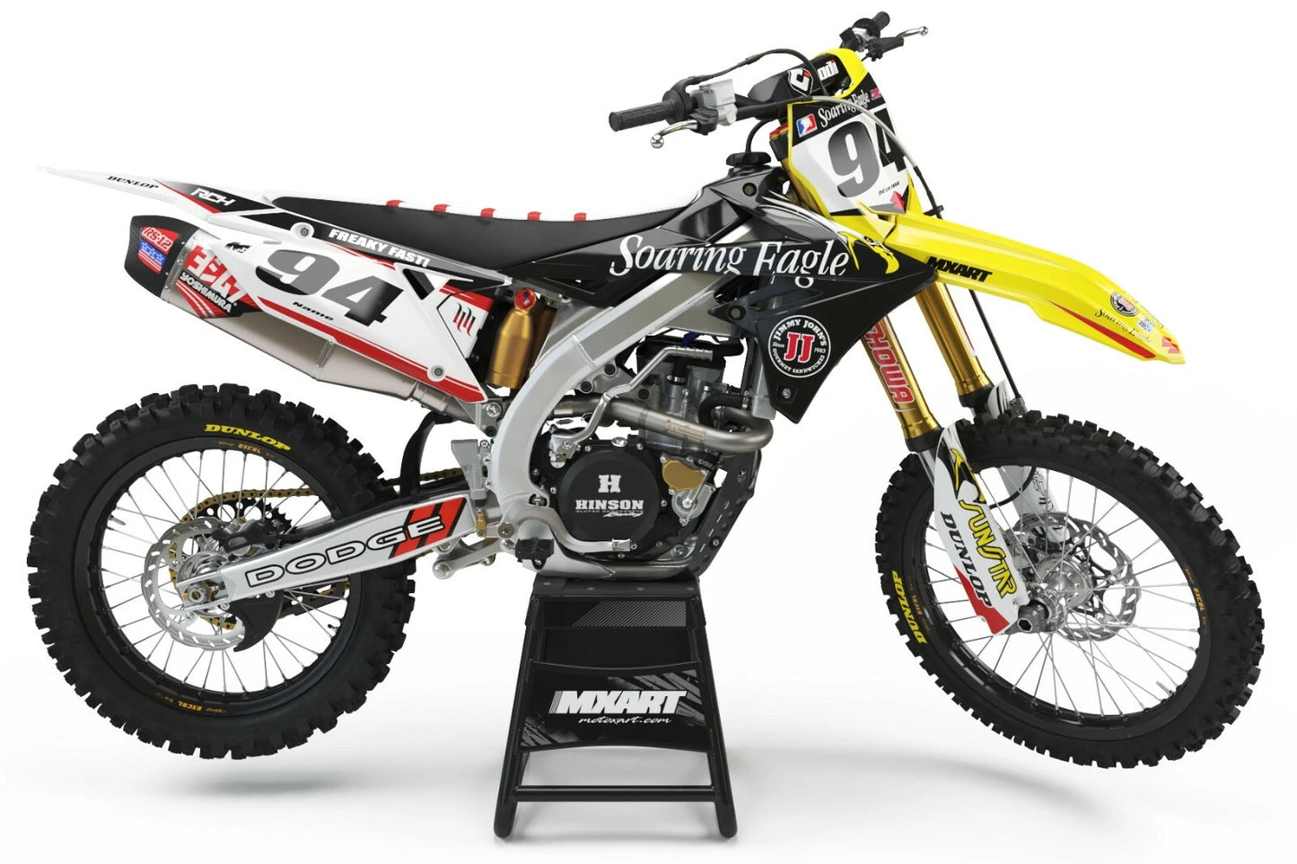 EAGLE Style Custom Graphics Kit for Suzuki RM 65 (2000-2019) Decals