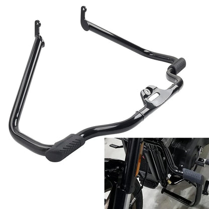 Front Engine Guard Crash Bar for Harley Softail Fat Boy (2018-2024) Black
