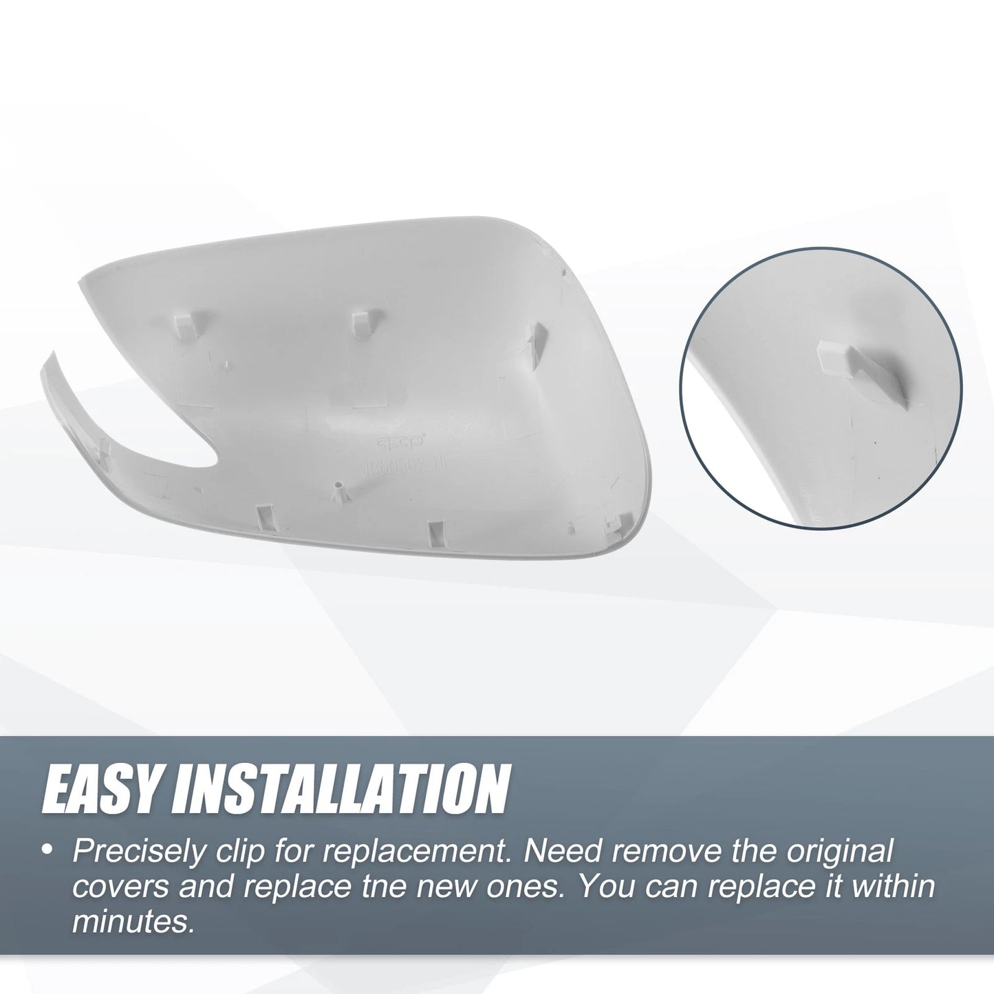 Left Side Car Mirror Cover Cap for Honda Fit (2009-2013)