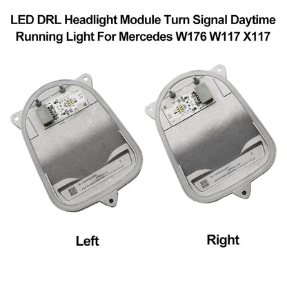2 x LED DRL Headlight Control for Mercedes A W176 CLA W117 (2012–2019)