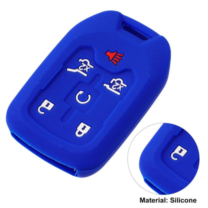 Silicone Key Fob Case Cover for Chevrolet Suburban (2015 - 2020)