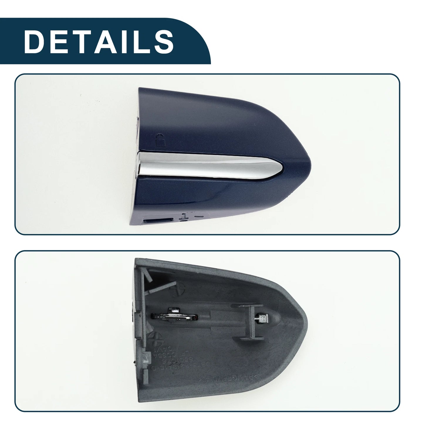 Front Left Door Handle Cover Trim for Ford Mondeo Edge Taurus (2013-2020) Blue