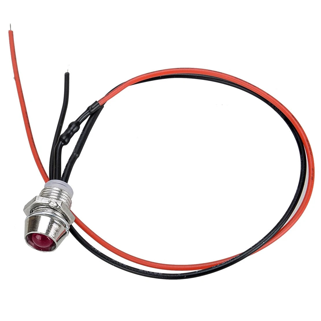 10x Red 8mm LED Indicator Lamps for Car Dash Panel Light Bulbs