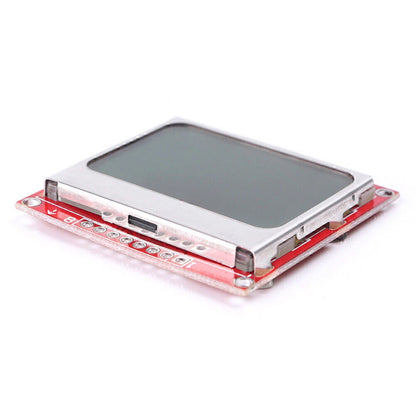 Nokia 5110 LCD Display Module 84x48 with White Backlight Adapter PCB UK