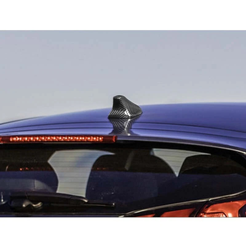 100% Carbon Fiber Antenna Cover Trim for Hyundai Veloster 2019-2021
