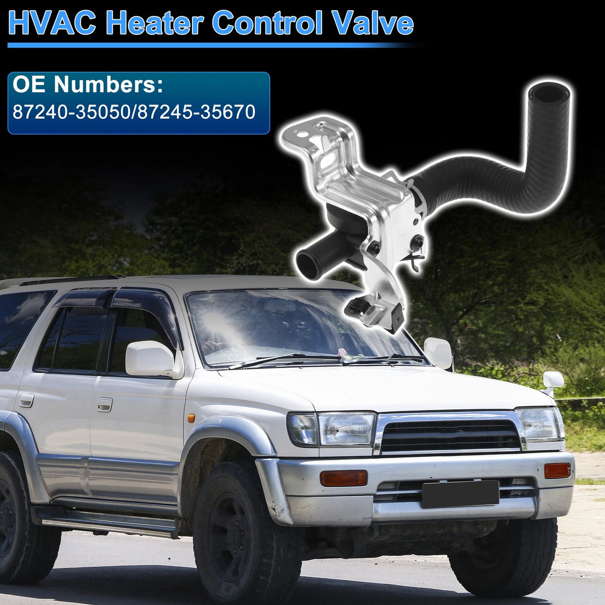 Heater Control Valve W/ Inlet Hose for Toyota 4Runner (1996–1998)