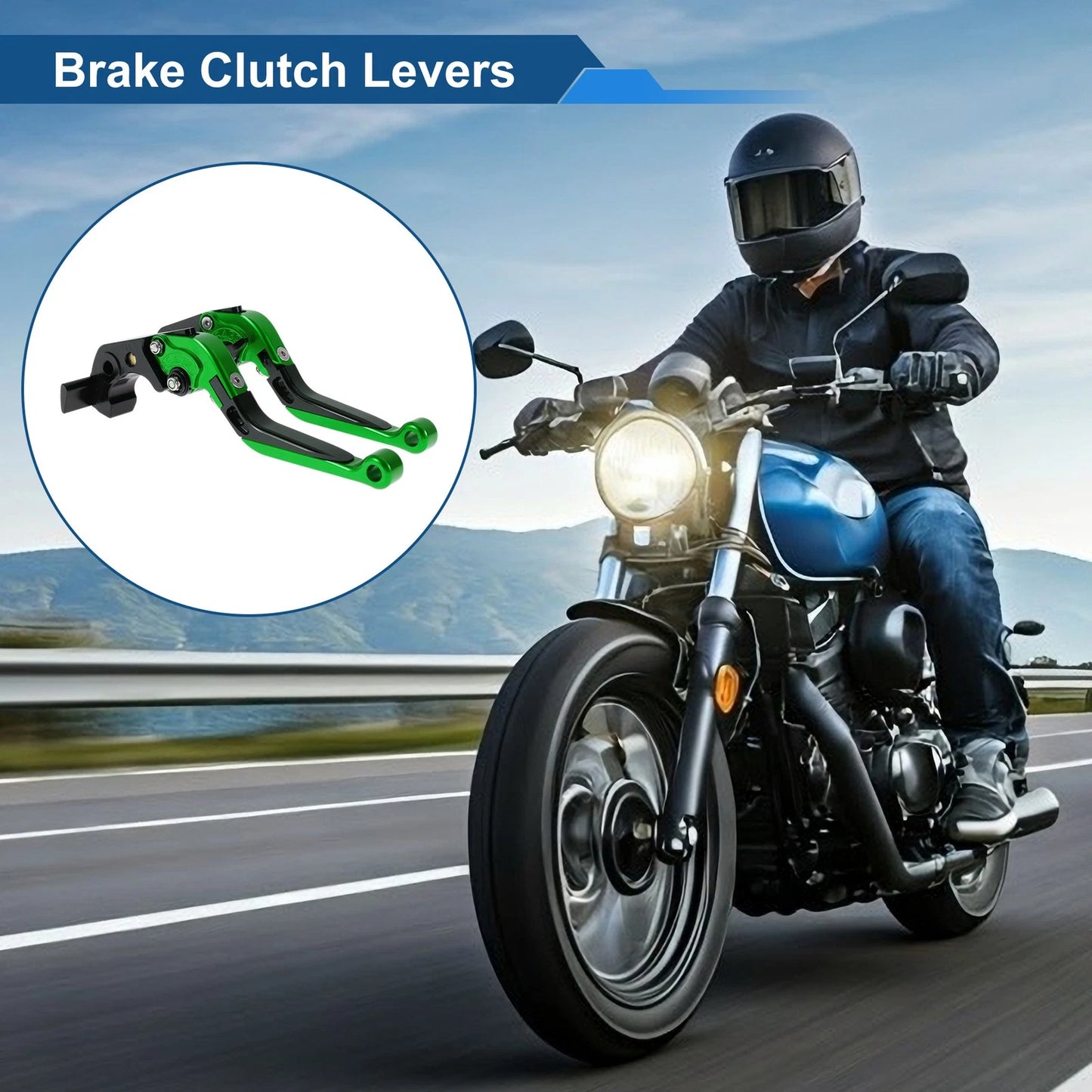 Lever/Adjustable Short/Long/Brake Clutch Lever for Kawasaki ZX14R (2008–2017)
