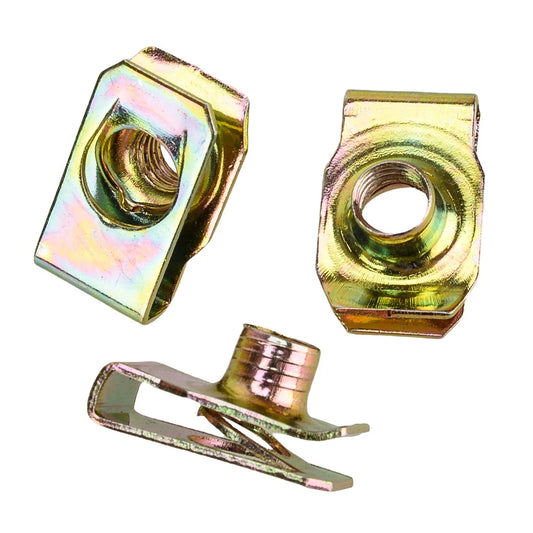 10x M8 Thread Spire Speed Clip U Nut Fasteners for Motorcycle Panel
