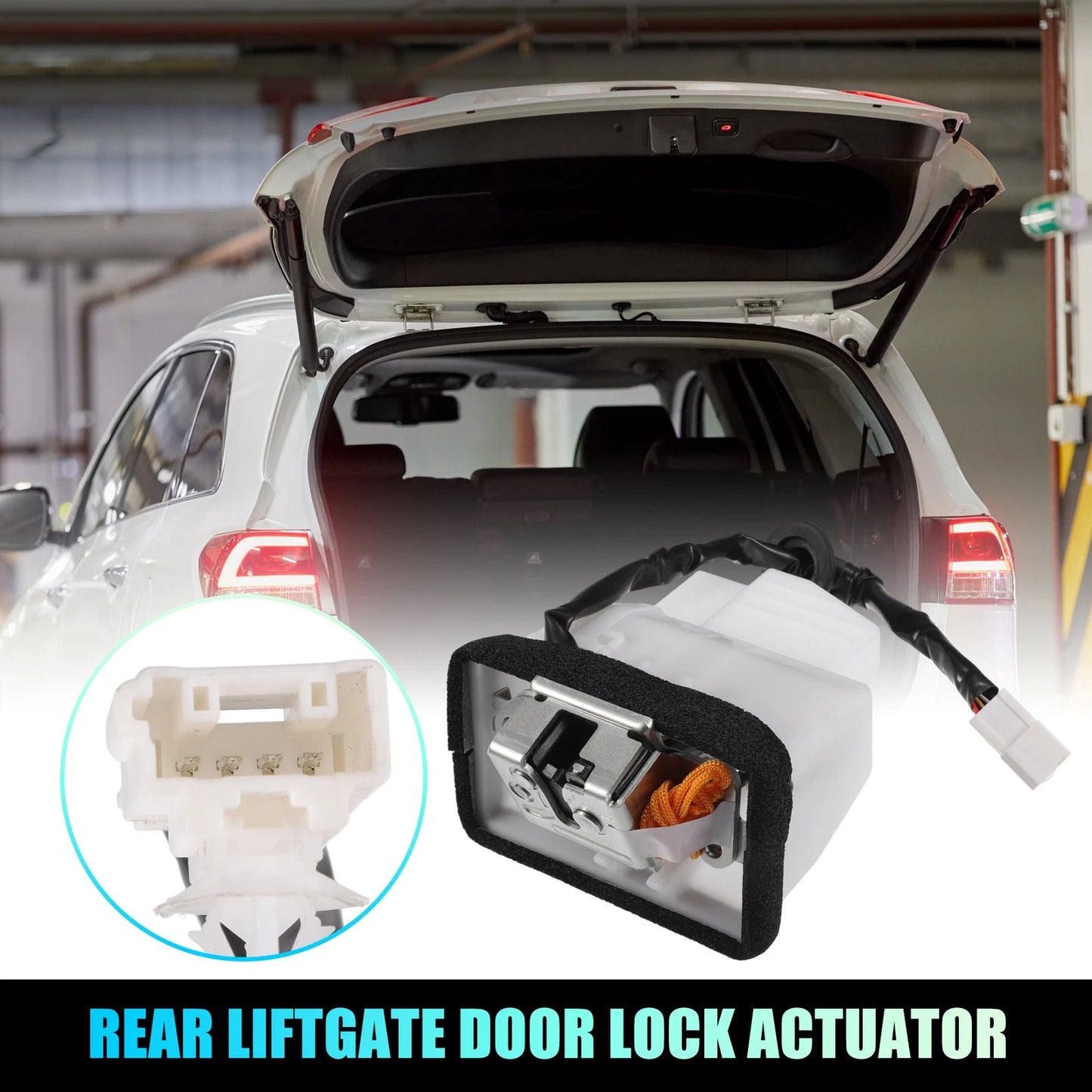 Rear Liftgate Door Lock Actuator Motor with Cable for Toyota 4Runner (2010–2022)