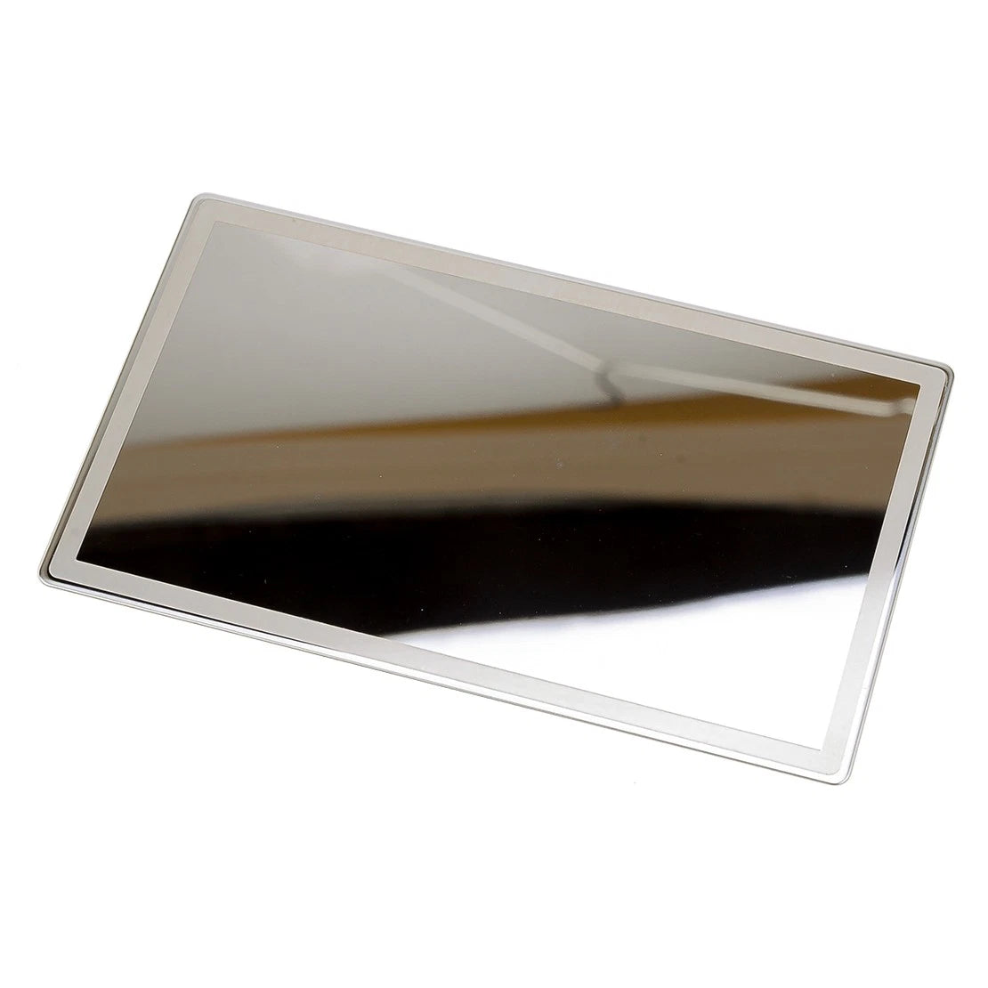 Stainless Steel Sun Visor Makeup Mirror for Car Accessories (Fits Most Models)