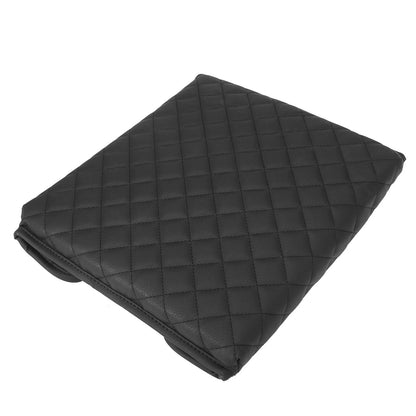 Car Center Console Lid Armrest Cover for Ford F-150 (2015-2018) Black
