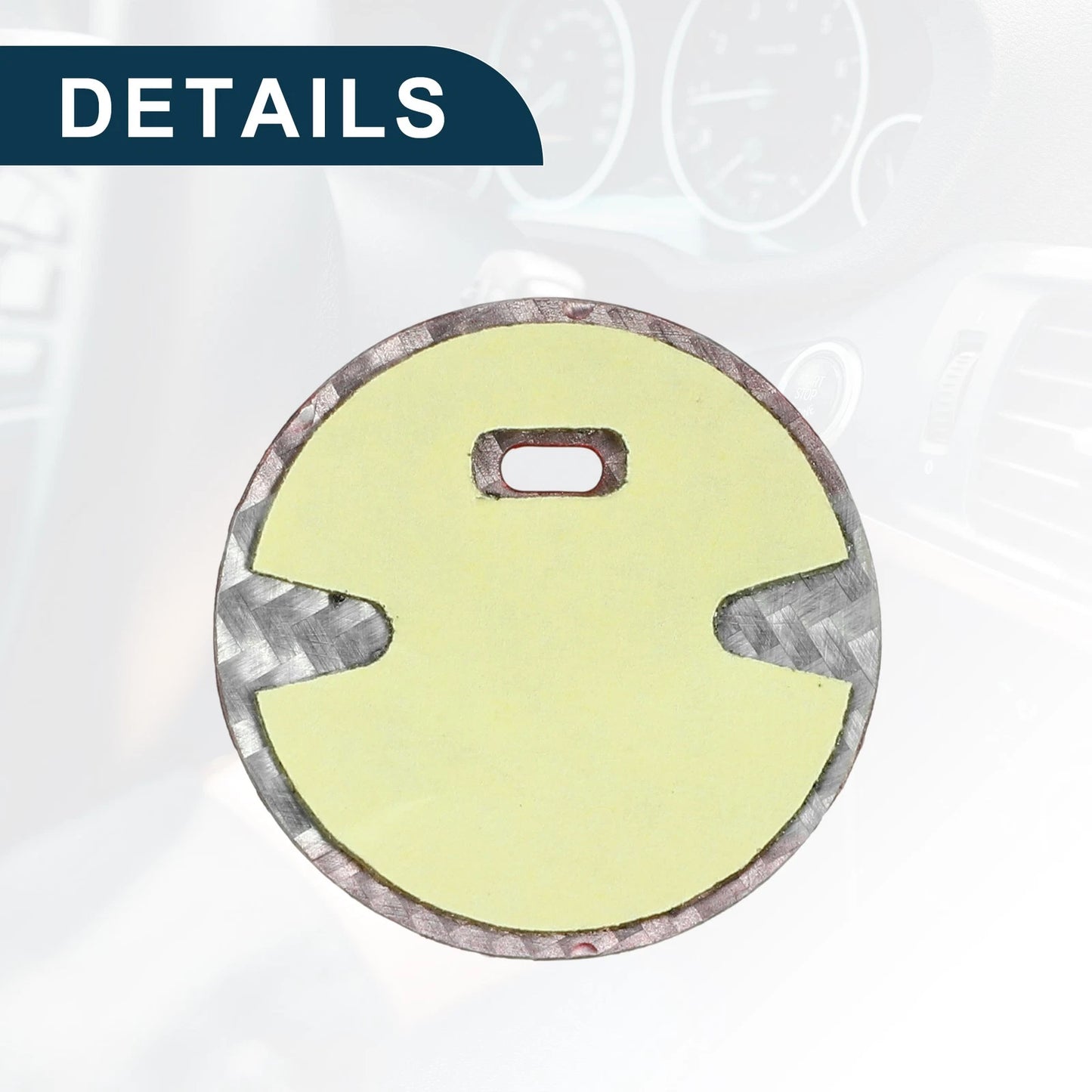 Red Engine Start Stop Button Cover for Subaru