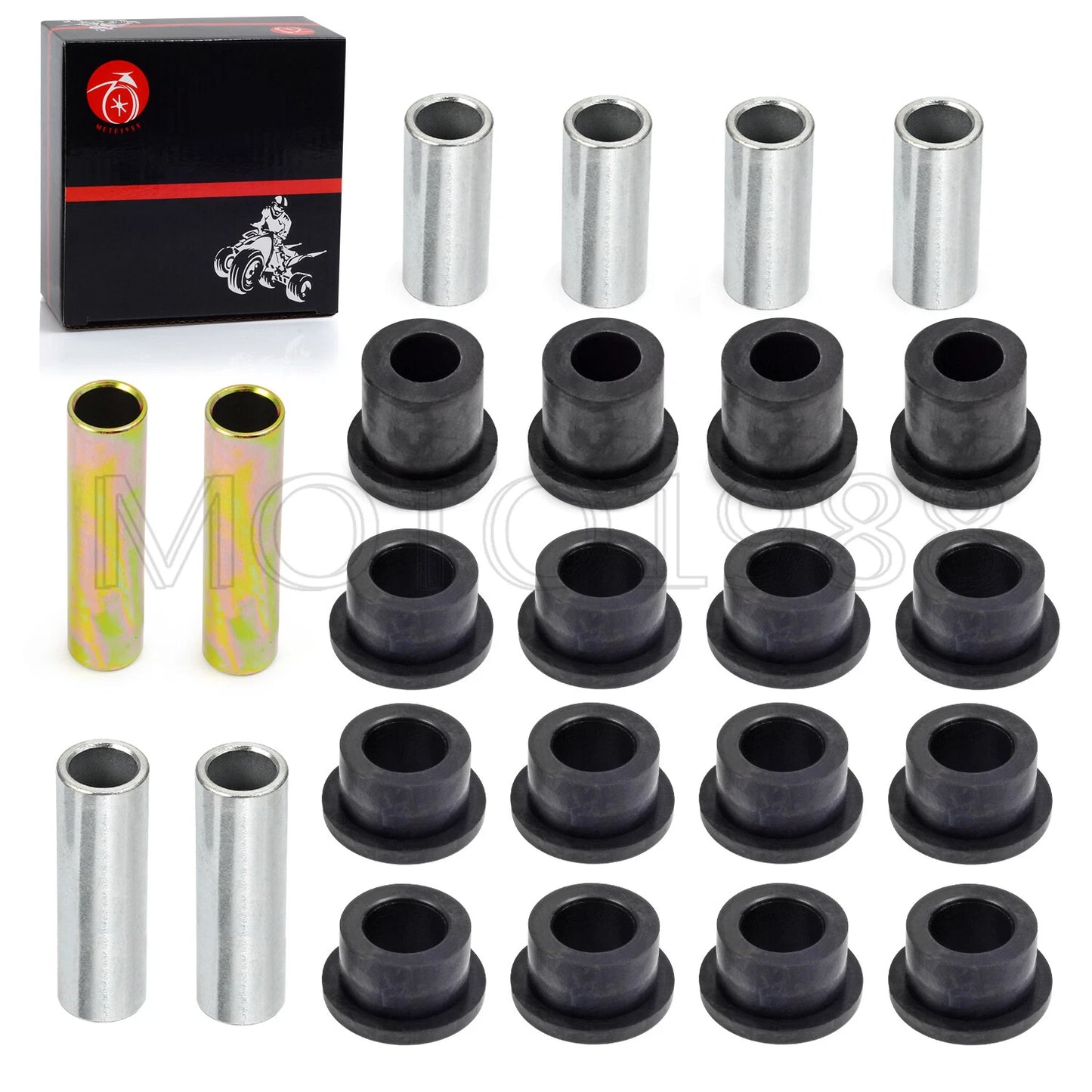 Front Lower Spring+Upper A-Arm Suspension for Club Car DS Bushing