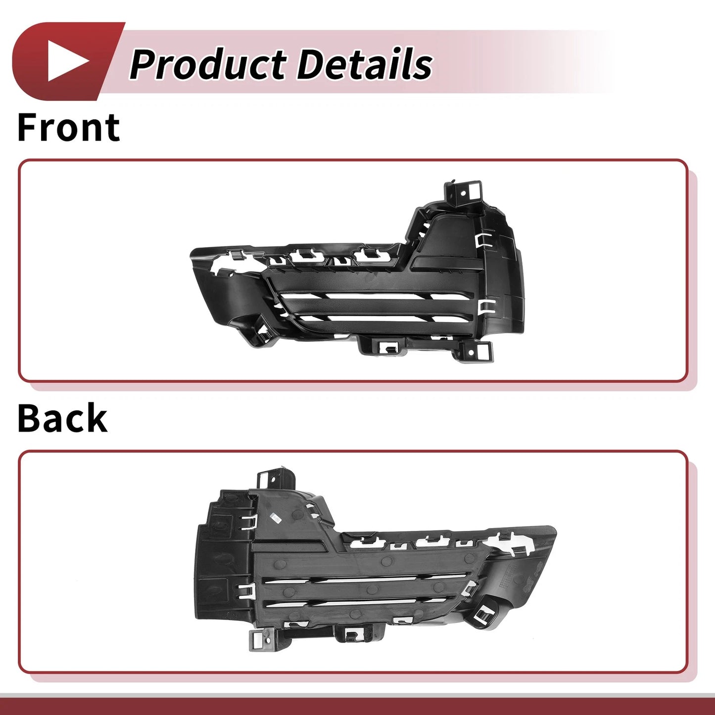 1 Pc Front Left Fog Light Grill for BMW X5 (2014-2018)