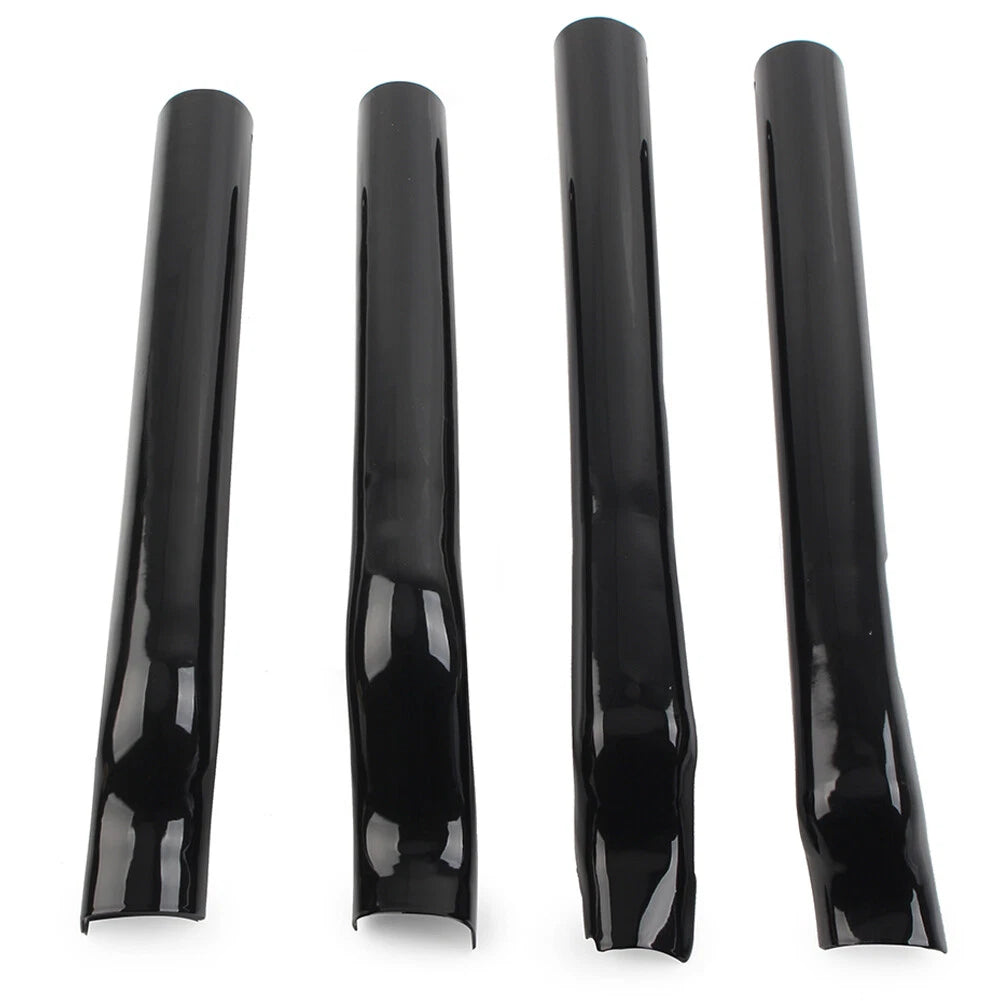 Black Rear Swingarm Tube Covers for Harley Heritage Softail Classic (2000-2011)