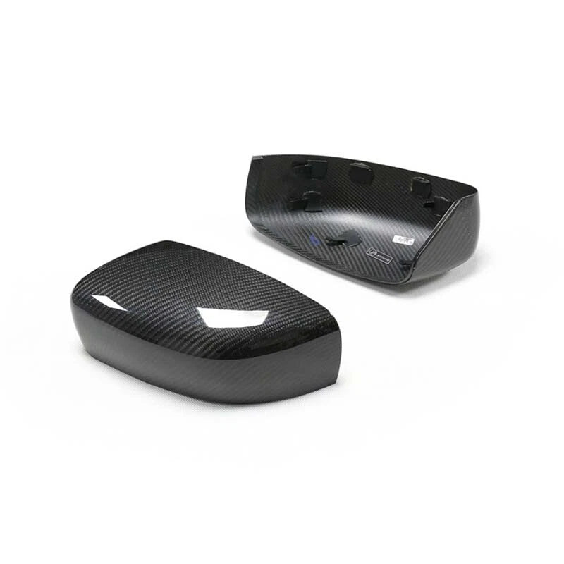 Dry Carbon Fiber Side Mirror Cover Caps Replace for Maserati Ghibli 2014-2016