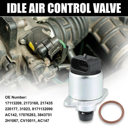 Idle Air Control Valve for Chevy Silver Tone Gasket Replacement