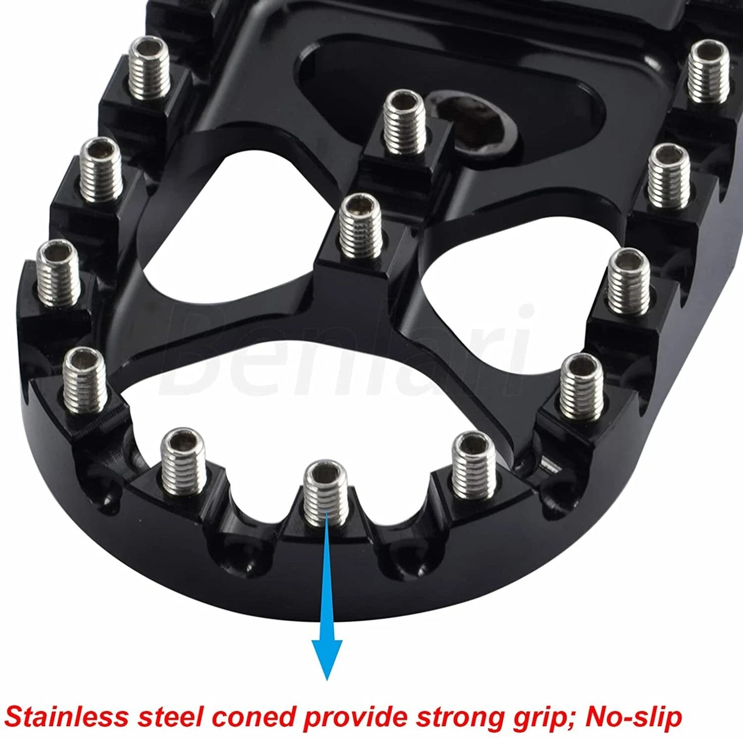 Black Foot Pegs for Harley Sportster Touring Softail Dyna