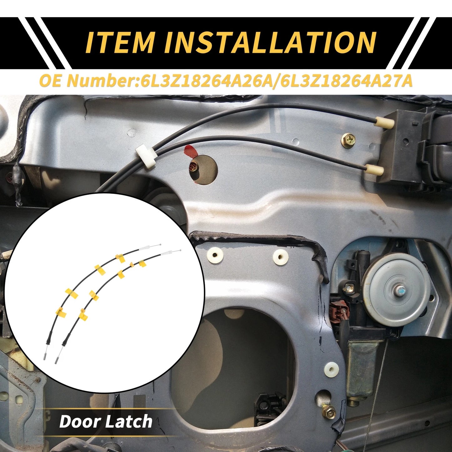 Door Latch Release Cable  for Ford F-150 (1997-2003)