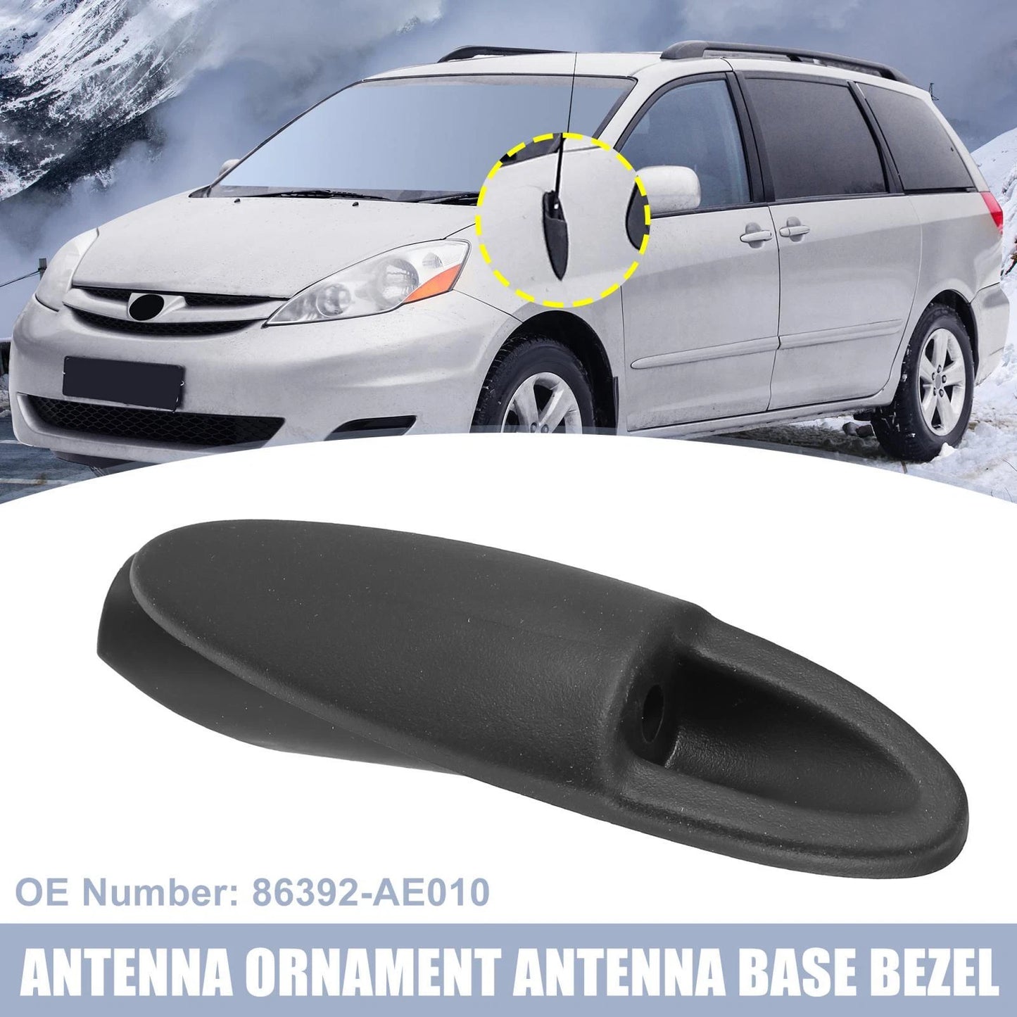 Antenna Base Bezel for Toyota Sienna (2004-2010)
