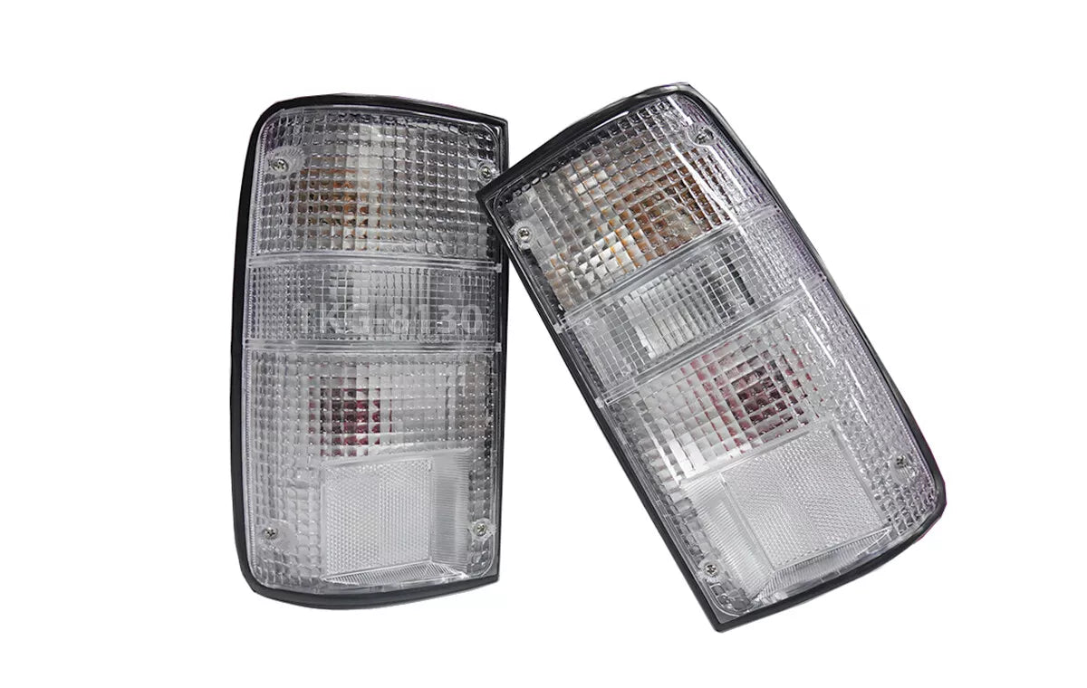 2 x Clear Tail Light Lens for Toyota Hilux MK3 SR5 LN (1989-1997)