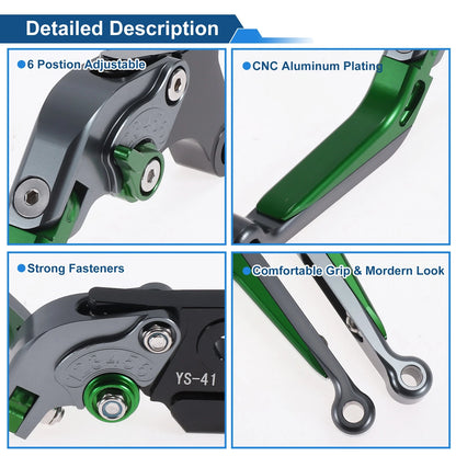 Adjustable Long Brake Clutch Levers for Suzuki GSXR150 (2017-2020)