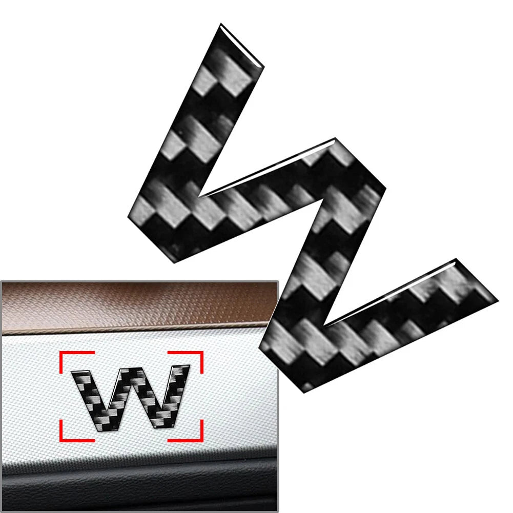 Black Alphabet Letter Emblem Badge Decals Stickers for Car Window Door Wall