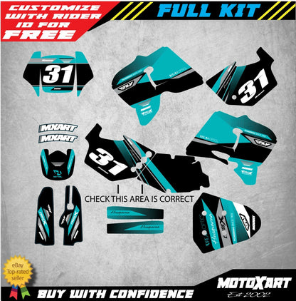 Premium Custom Graphics Kit Decals for Husqvarna TE 610 (1999-2001)