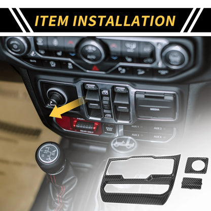 Dashboard Center Console Window Control Panel Cover for Jeep