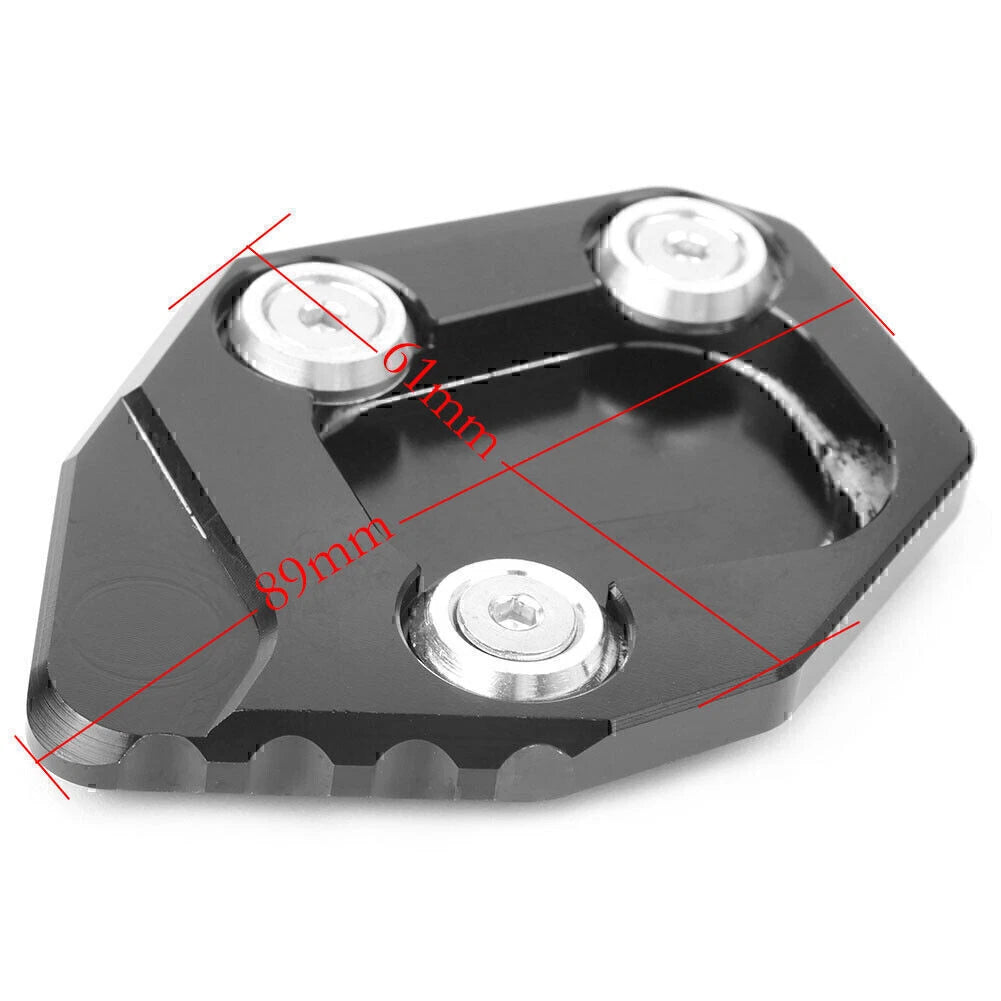 CNC Side Kickstand Extension Pad Red for Honda CBR600RR (2007-2015)