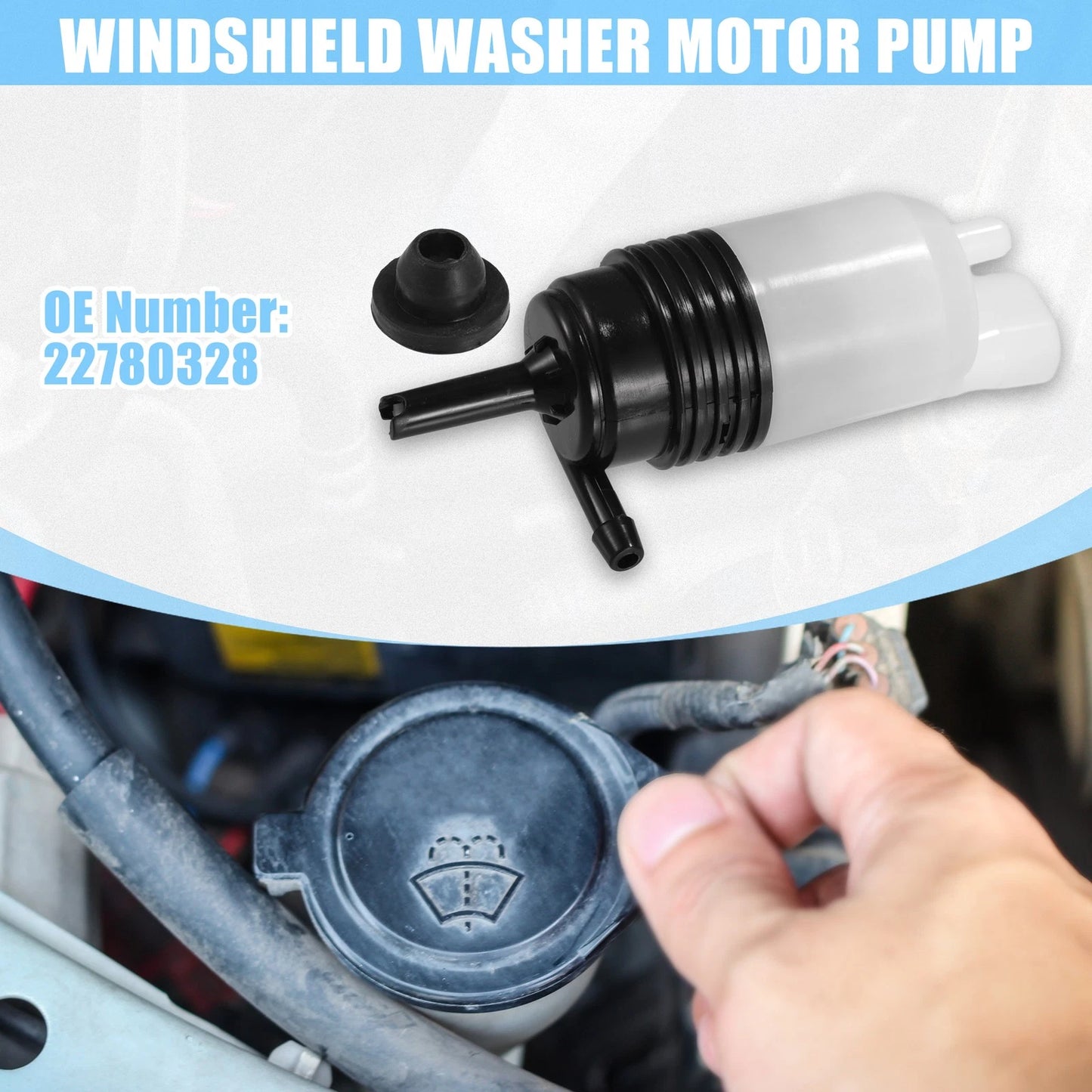 Car Windshield Washer Motor Pump for Chevrolet Corvette (2014 - 2019)
