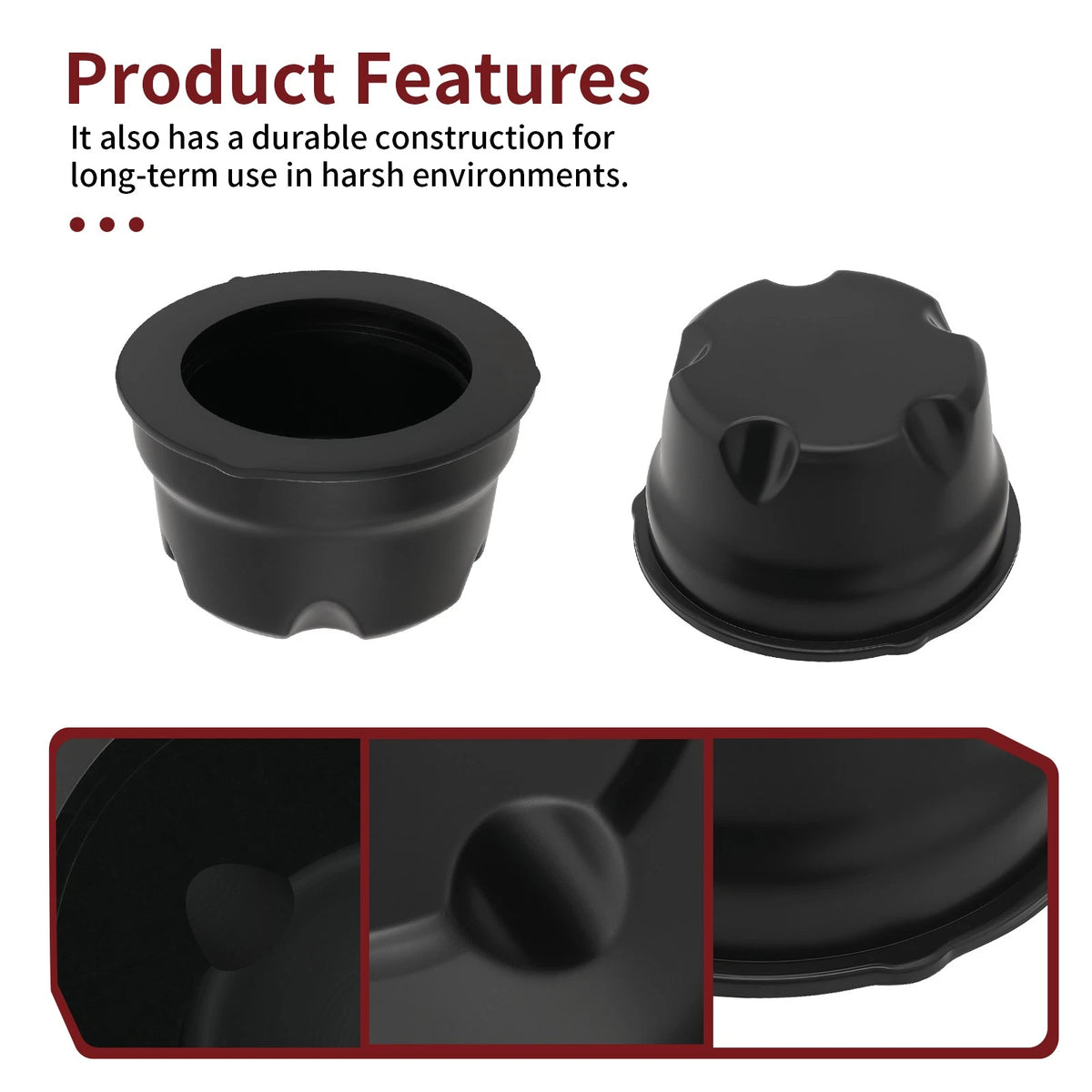 4x Front & Rear Wheel Caps for Suzuki Ozark 250 LT-F250 2x4 (2002–2014)