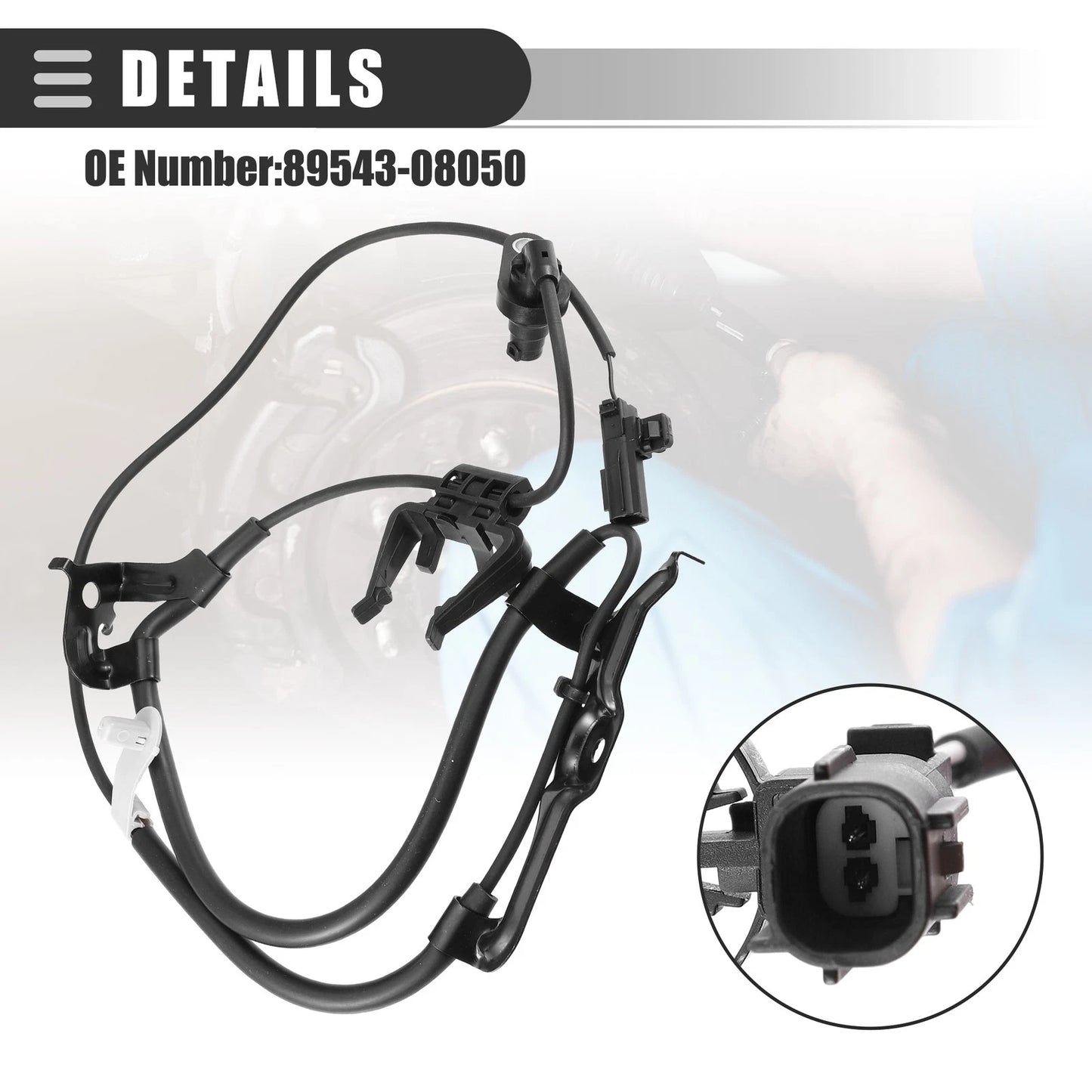 ABS Wheel Speed Sensor for Toyota Sienna 2.7L 2WD Base LE (2011-2012)